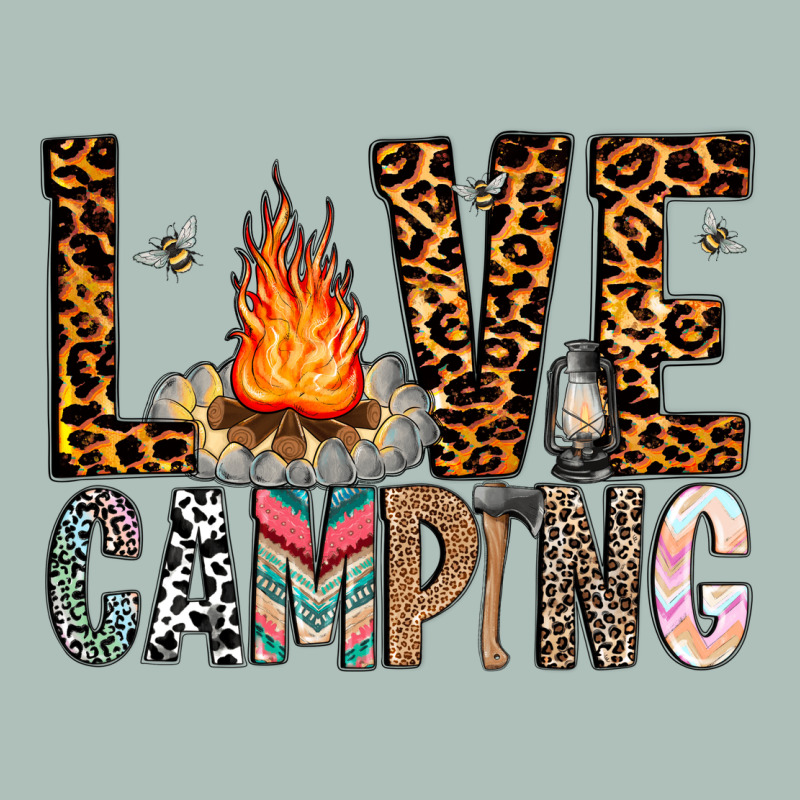 Love Camping Heavyweight Hoodie by CowhideDigitalArt | Teevron