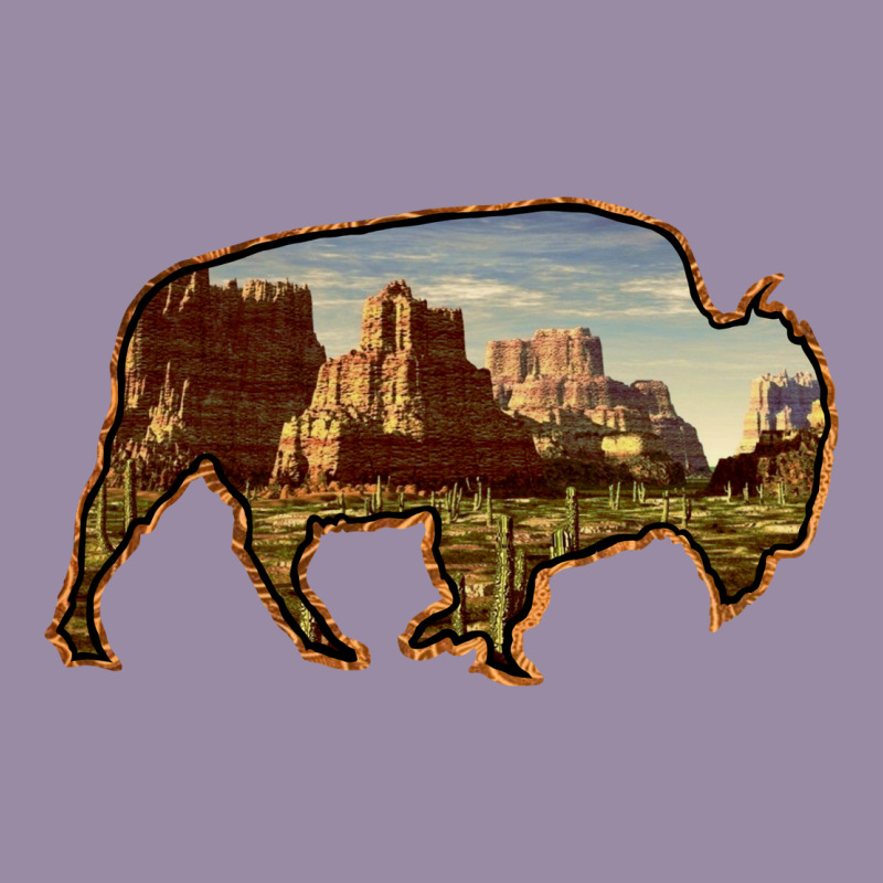Bison Silhouette Desert Landscape Classic Tee by Bettercallsaul | Teevron