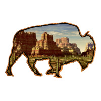 Bison Silhouette Desert Landscape | Teevron