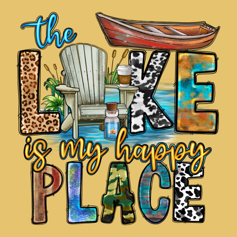 The Lakes My Happy Place Premium Sweatshirt by CowhideDigitalArt | Teevron