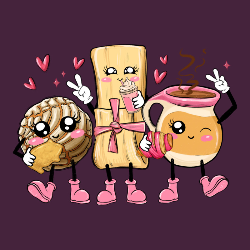 Mexican Pan Dulce Cartoon Characters Premium Tee by MaliasSmallBusiness | Teevron