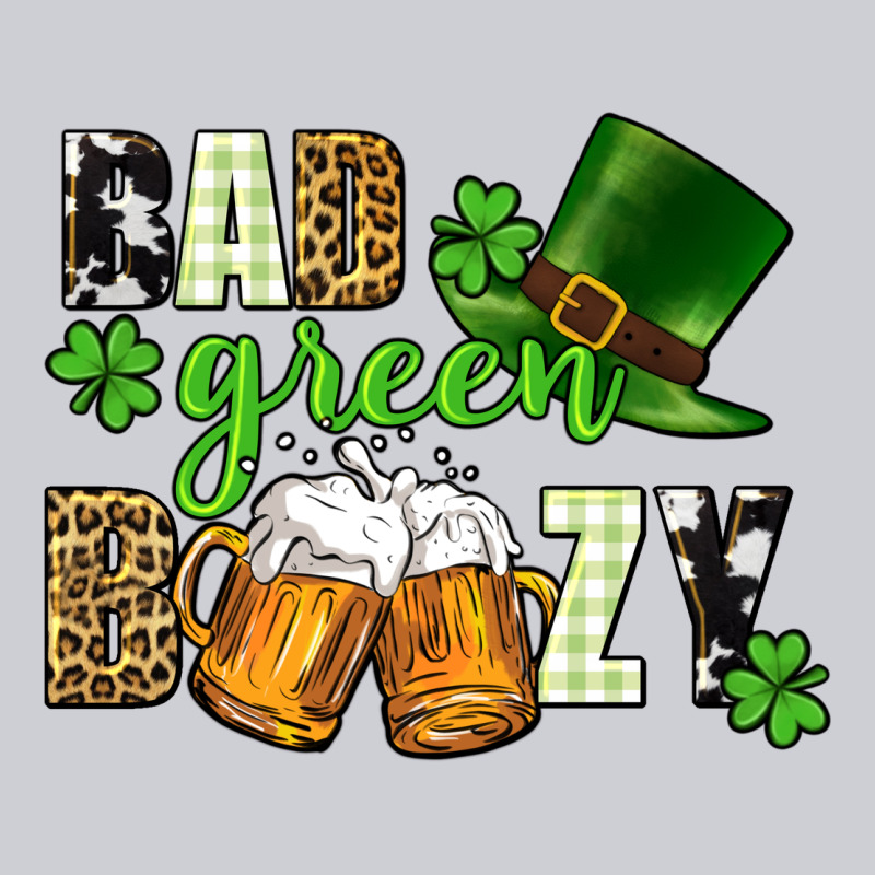 Bad Green Boozy St. Patrick's Day Heavyweight Sweatshirt by CowGirlArtShop | Teevron
