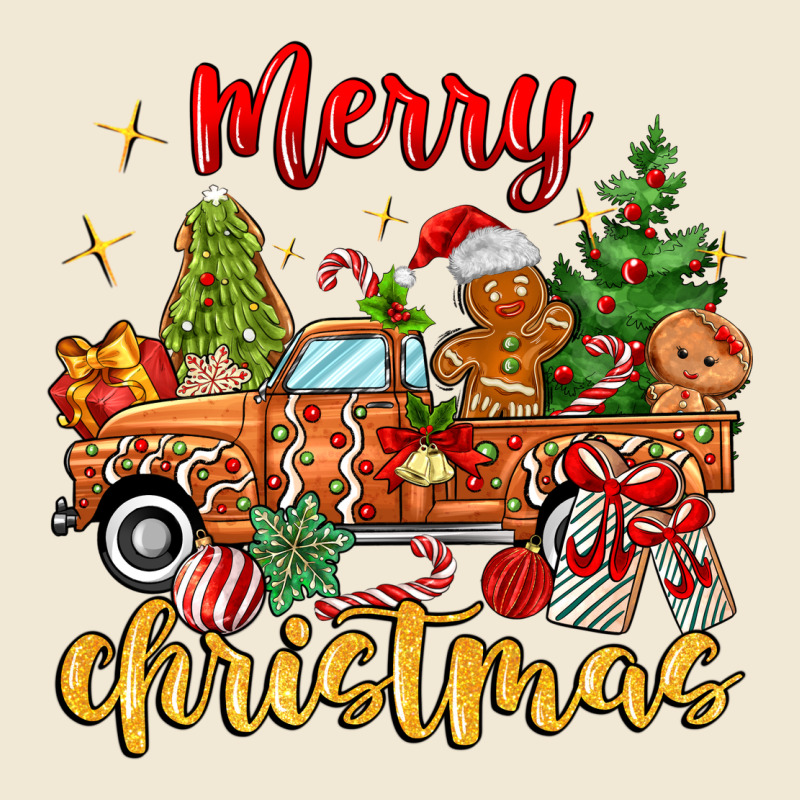 Merry Christmas Gingerbread Truck Premium Tee by MaliasSmallBusiness | Teevron