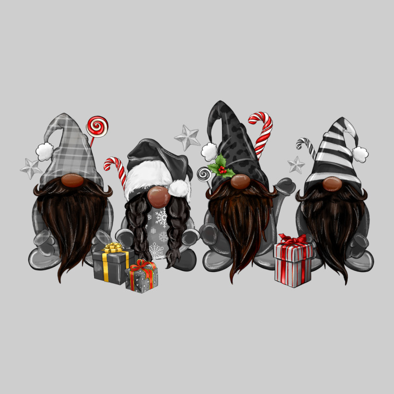 Grey Christmas Afro Gnomies Premium Tee by MaliasSmallBusiness | Teevron