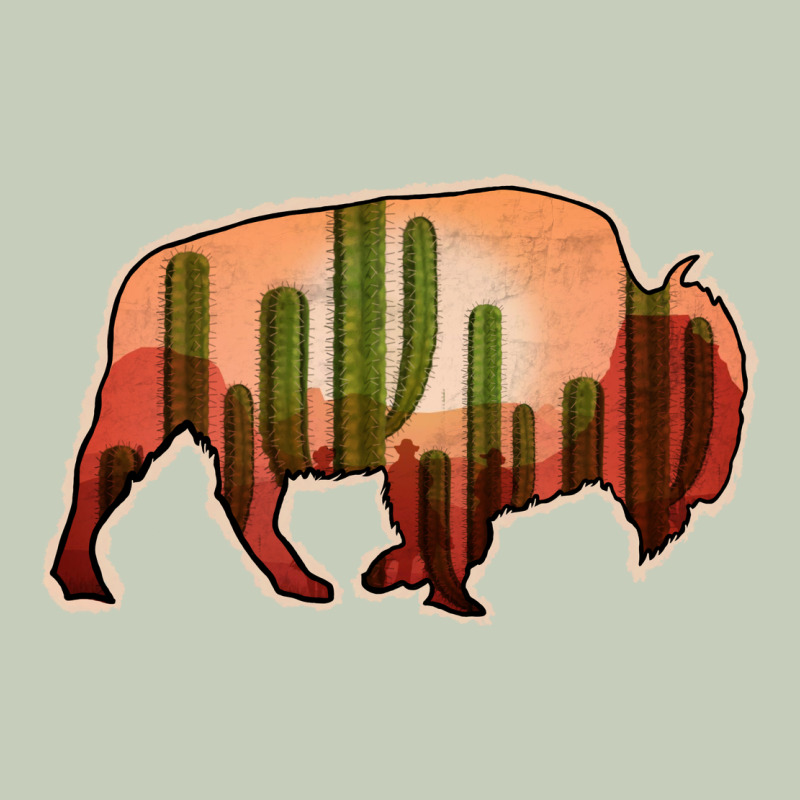 Cactus Bison Silhouette Classic Tee by Bettercallsaul | Teevron