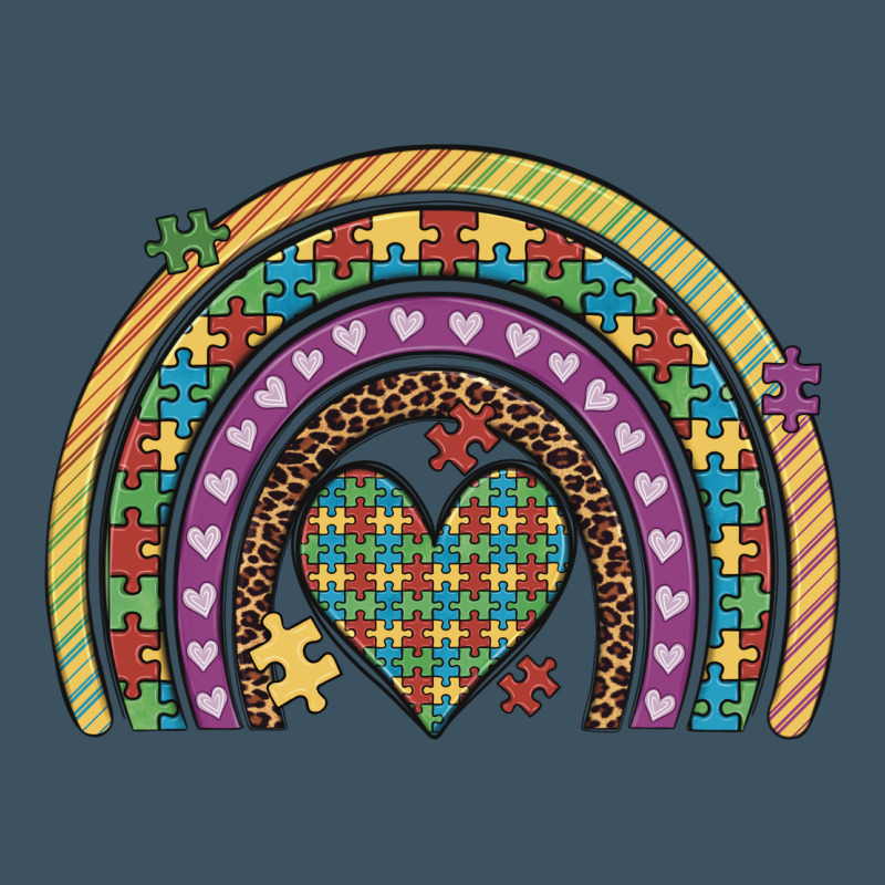 Autism Awareness Heart Leopard Rainbow Urban Hoodie by Artiststas | Teevron