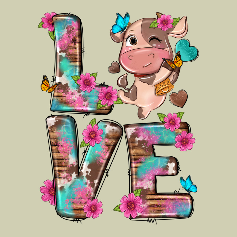 Love Little Cute Cow Heavy Core Tee by NancyCooperArtShop | Teevron