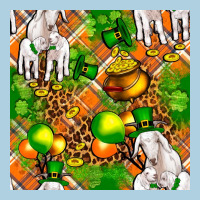 St. Patrick's Goat Family With Balloons Seamless Premium Hoodie | Teevron