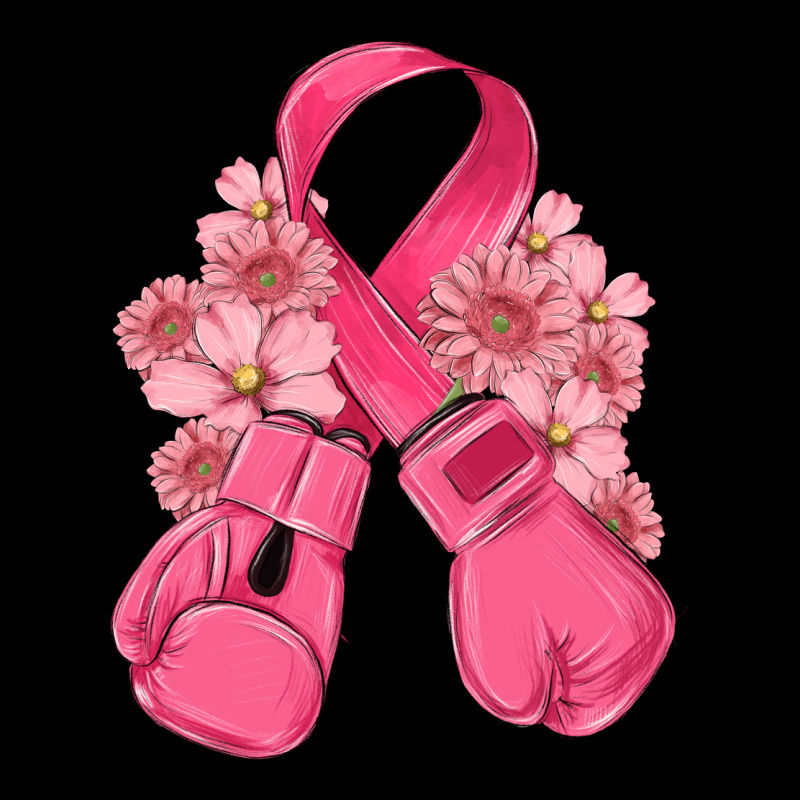 Breast Cancer With Boxing Gloves Premium Tee by MaliasSmallBusiness | Teevron