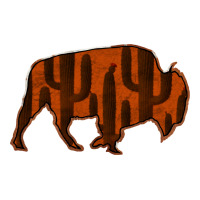 Red Cactus Bison Silhouette | Teevron