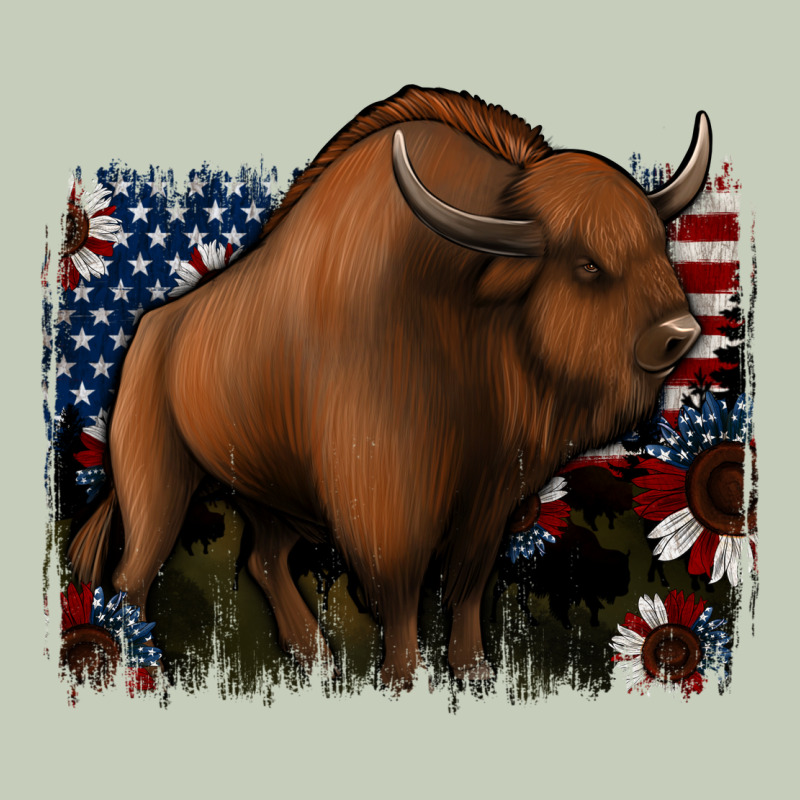 American Bison Ladies Tee by Jasminsmagicworld | Teevron