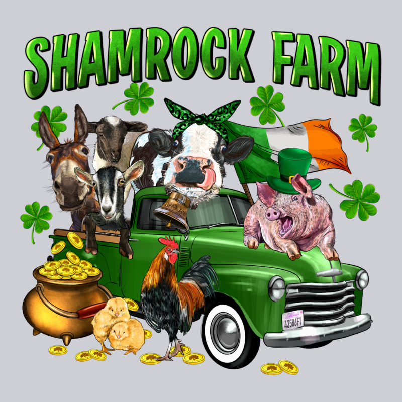 Shamrock Farm Heavyweight Sweatshirt by CowGirlArtShop | Teevron