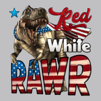 Red White Rawr Dinosaur T-rex Classic Tee | Teevron