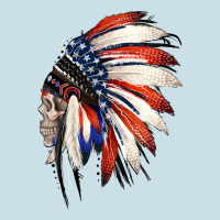 4th Of July Indian Headdress Gypsy Spirit Skull Ladies Tee | Teevron