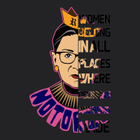 Rbg Ruth Bader Ginsburg Women Belong In All Places Vintage Tee | Teevron
