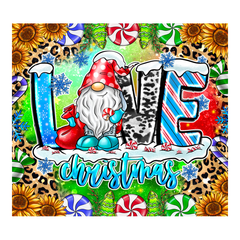 Love Christmas Gnome Heavyweight Hoodie by CowhideDigitalArt | Teevron
