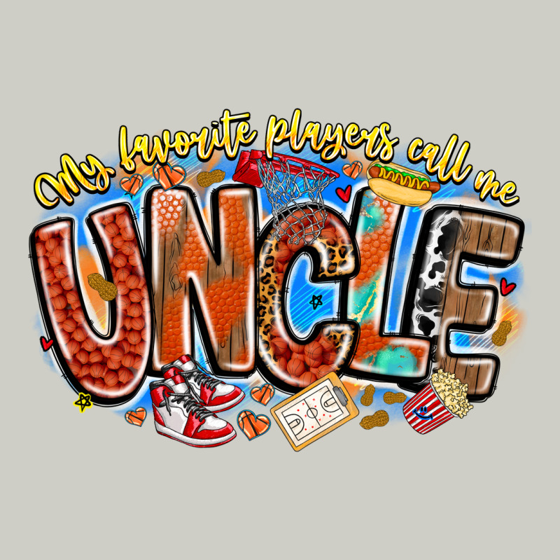 My Favorite Players Call Me Uncle Basketball Heavyweight Hoodie by CowhideDigitalArt | Teevron