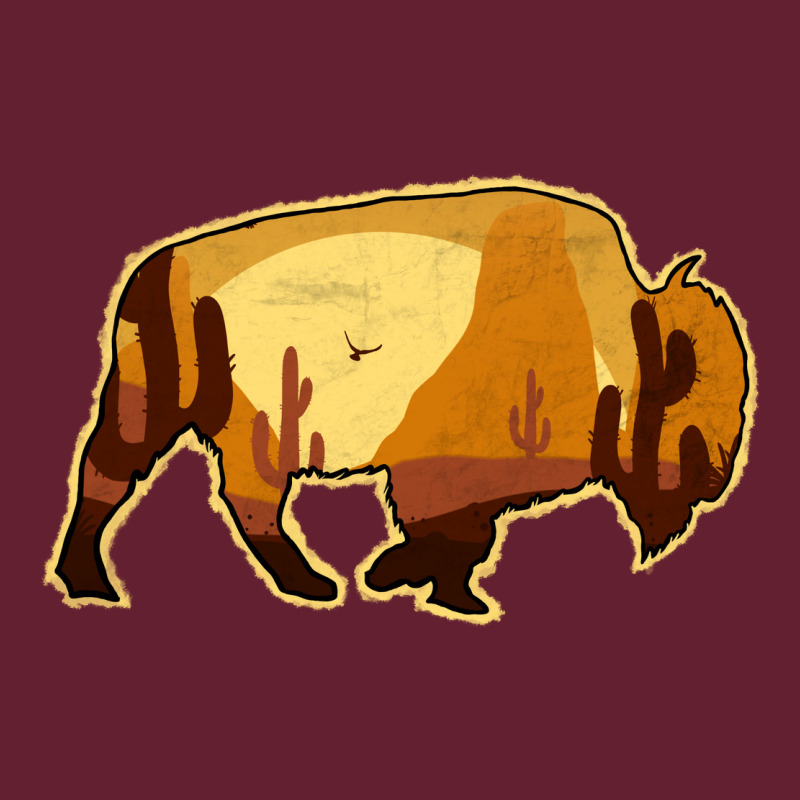 Desert Landscape Bison Silhouette Classic Tee by Bettercallsaul | Teevron