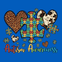Autism Awareness Leopard Cowhide Herts Puzzle Urban Hoodie | Teevron