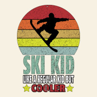 Ski Kid Like A Regular Kid But Coolers Vintage Tee | Teevron