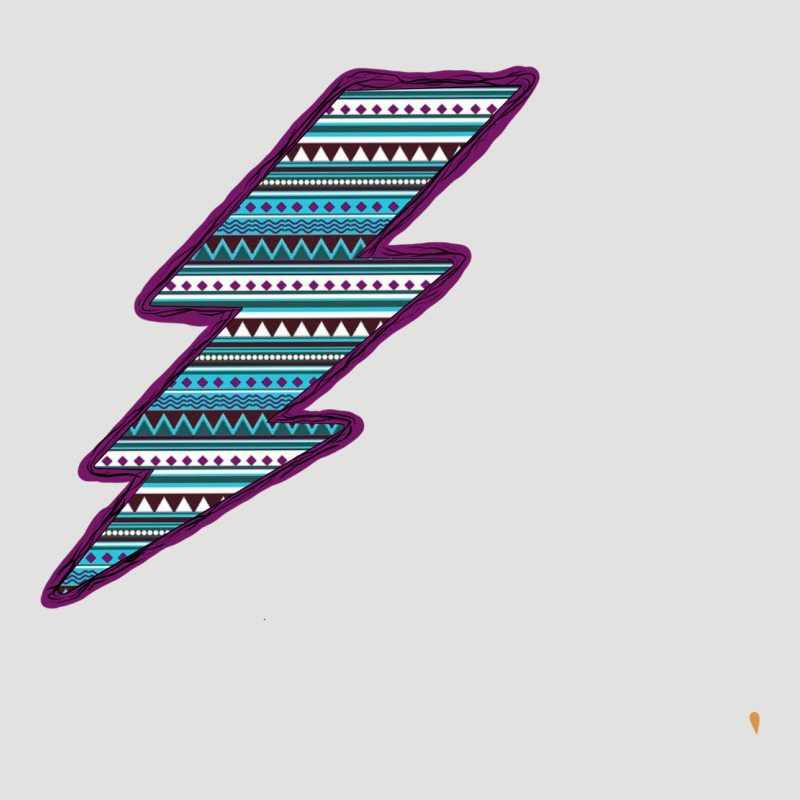 Purple Border Aztec Pattern Lightning Classic Tee by Bettercallsaul | Teevron