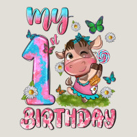 My 1 St Birthday With Little Cute Cow Heavy Core Tee | Teevron