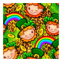 St. Patrick's dwarf seamless pattern digital paper | Teevron