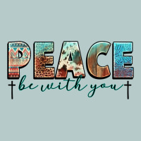 Peace Be With You Cross Heavy Core Tee | Teevron