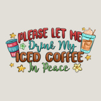 Please Let Me Drink My Iced Coffee In Peace Heavy Core Tee | Teevron