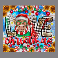 Love Christmas Highland Cow Heavyweight Hoodie | Teevron