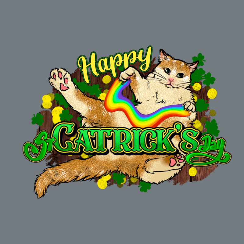 St. Patrick's Day Cat Heavyweight Sweatshirt by HowdyJamesFarm | Teevron