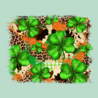 St.patricks Plaid  Green Glitter Cowhide  Leopard Premium Hoodie | Teevron