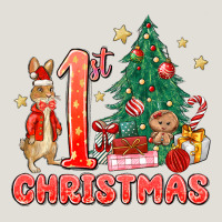 Red Christmas Bunny 1st Christmas Heavy Core Tee | Teevron