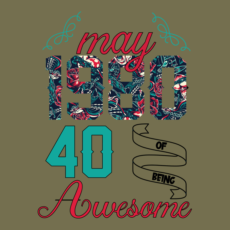 Made In May 1980 40 Years Of Being Awesome Vintage Hoodie by Bettercallsaul | Teevron