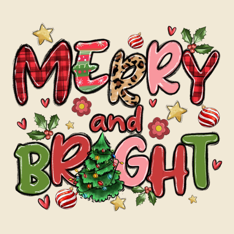 Merry And Bright Premium Tee by MaliasSmallBusiness | Teevron