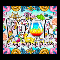 The Pool Is My Happy Place Premium Sweatshirt | Teevron