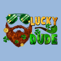 Lucky Dude Saint Patricks Bearded Man Premium Hoodie | Teevron