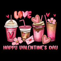 Happy Valentine's Day Coffee Cups Heavy Core Tee | Teevron