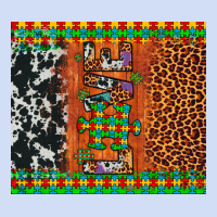 Love Autism Awareness Leopard Cowhide Urban Hoodie | Teevron