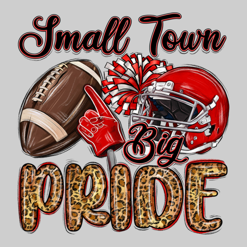 Small Town Big Pride Red Premium Tee by MaliasSmallBusiness | Teevron