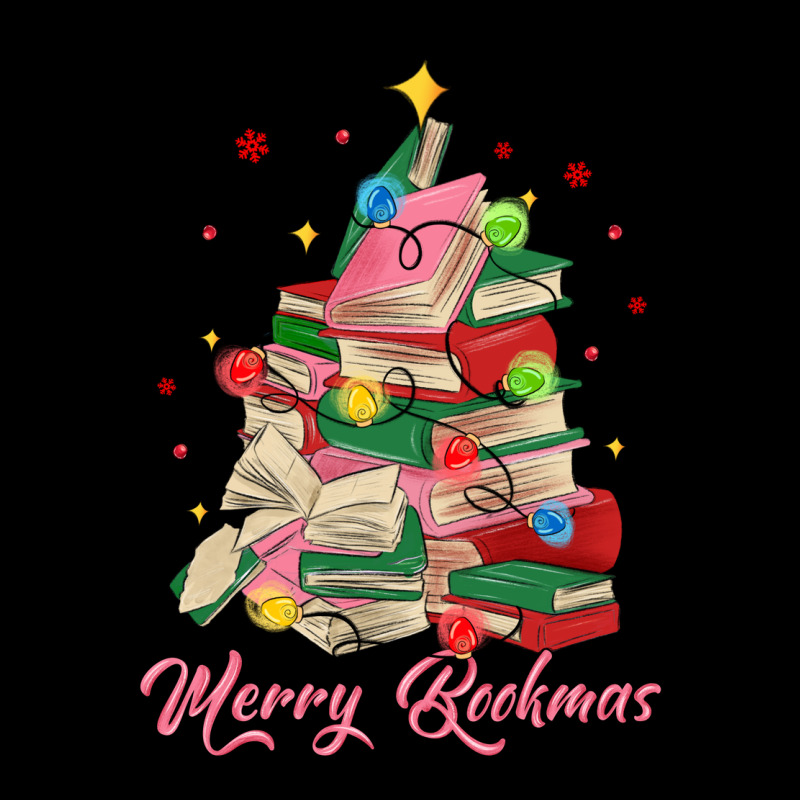 Merry Bookmas Christmas Book Tree Heavy Core Tee by MaliasSmallBusiness | Teevron