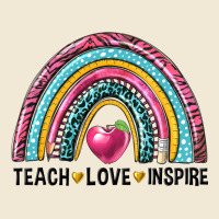 Rainbow Teach Love Inspire Ladies Tee | Teevron