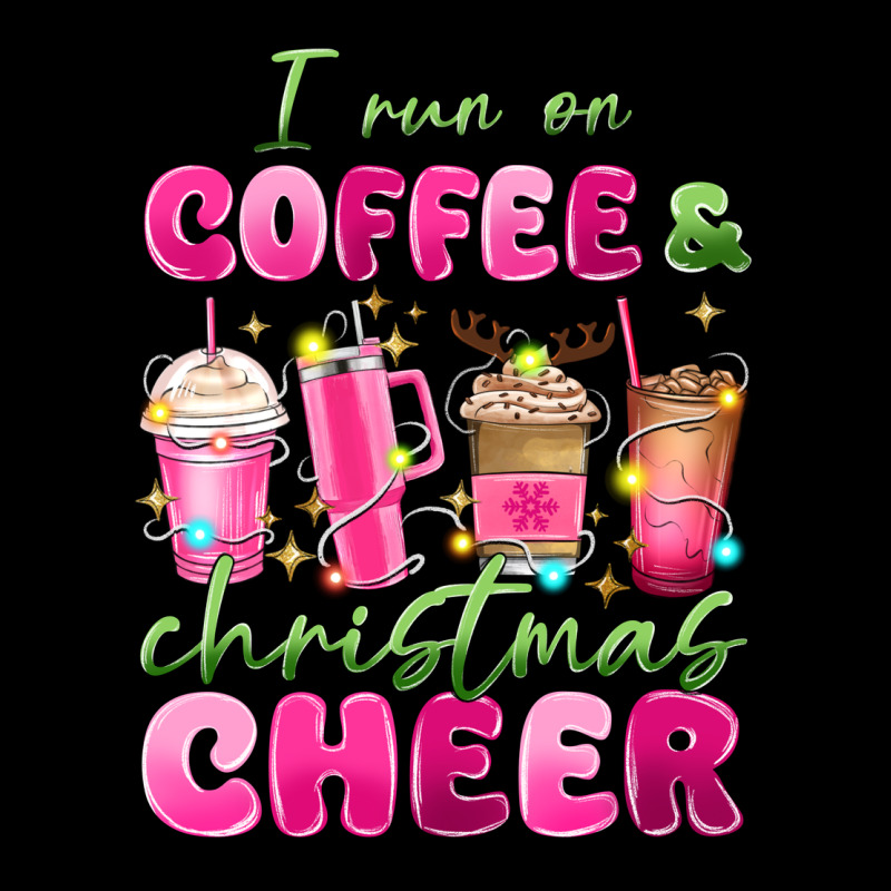 I Run On Coffee And Christmas Cheer Premium Tee by MaliasSmallBusiness | Teevron