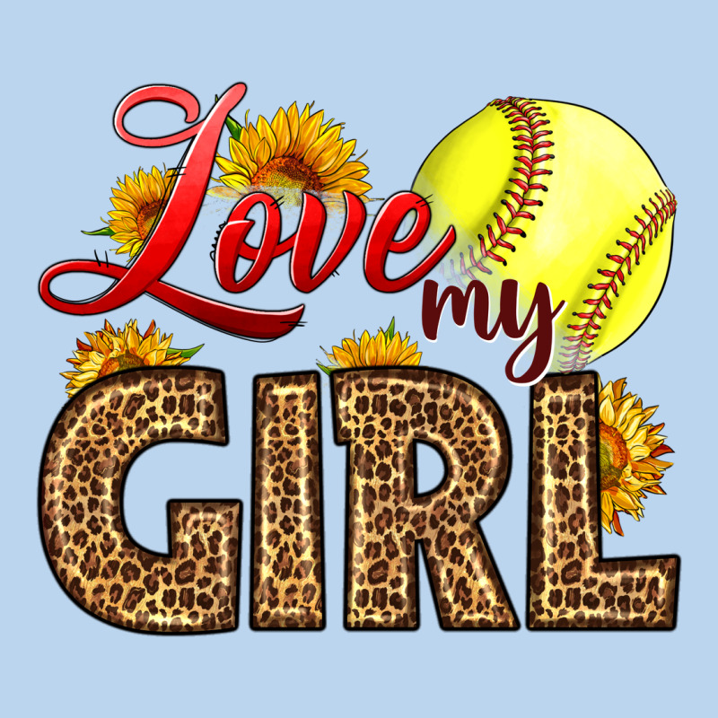 Love My Girl Softball Classic Tee by LillyAllenDesigns | Teevron