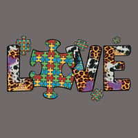 Love Autism Awareness Leopard Cowhide Urban Hoodie | Teevron