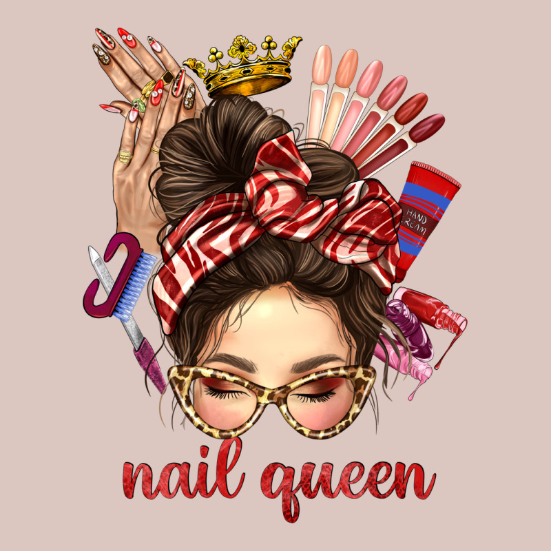 Nail Queen Messy Bun With Crown Bbs Premium Hoodie by BundleAndBundleShop | Teevron