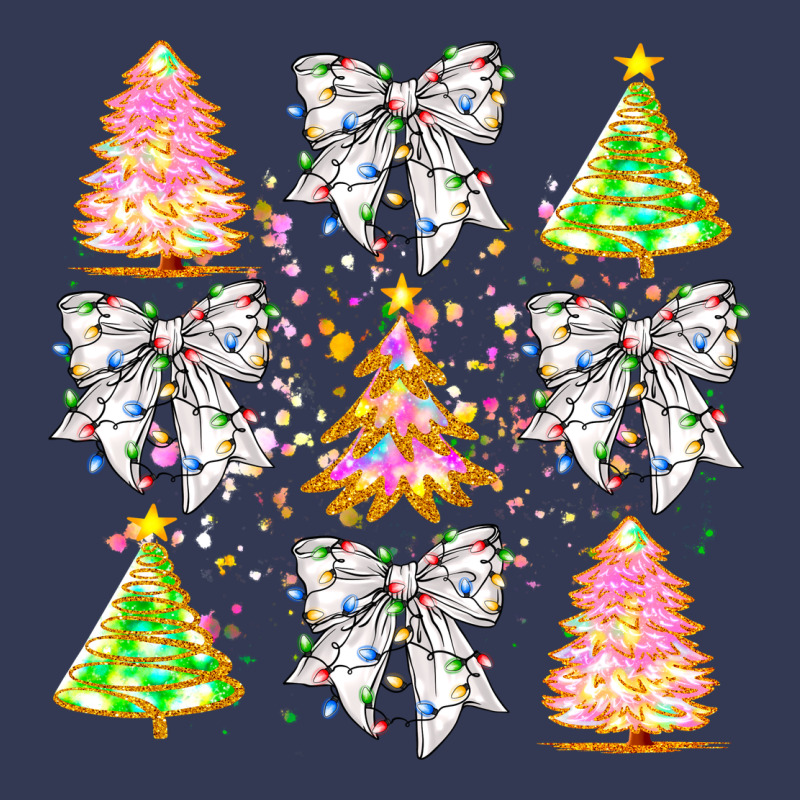 Christmas Trees And Bow Heavyweight Hoodie by CowhideDigitalArt | Teevron