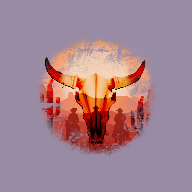 Western Cowboy Sunset Bull Skull Classic Tee by Bettercallsaul | Teevron