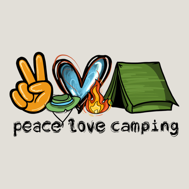 Peace Love Camping Heavy Core Tee by NancyCooperArtShop | Teevron