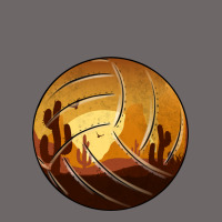 Desert Cactus Sunset Volleyball Classic Tee | Teevron